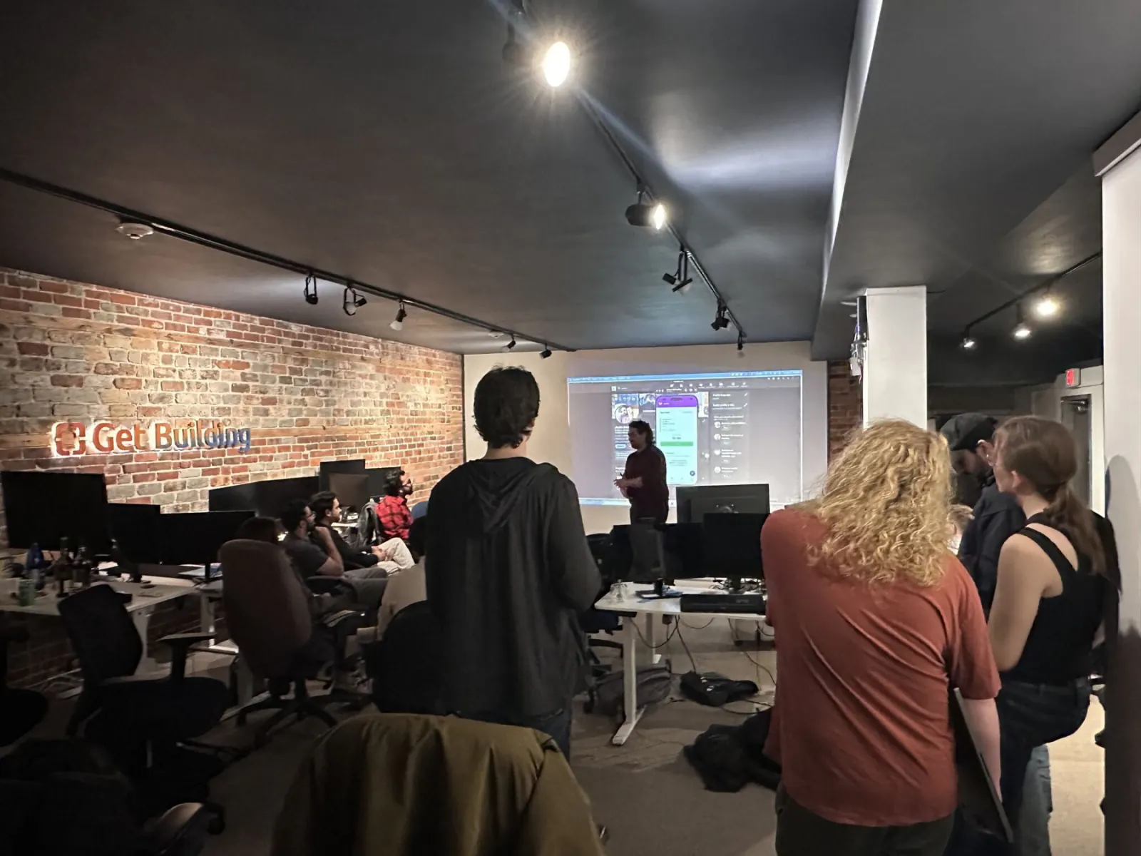 The Get Building space on Water Street during an event