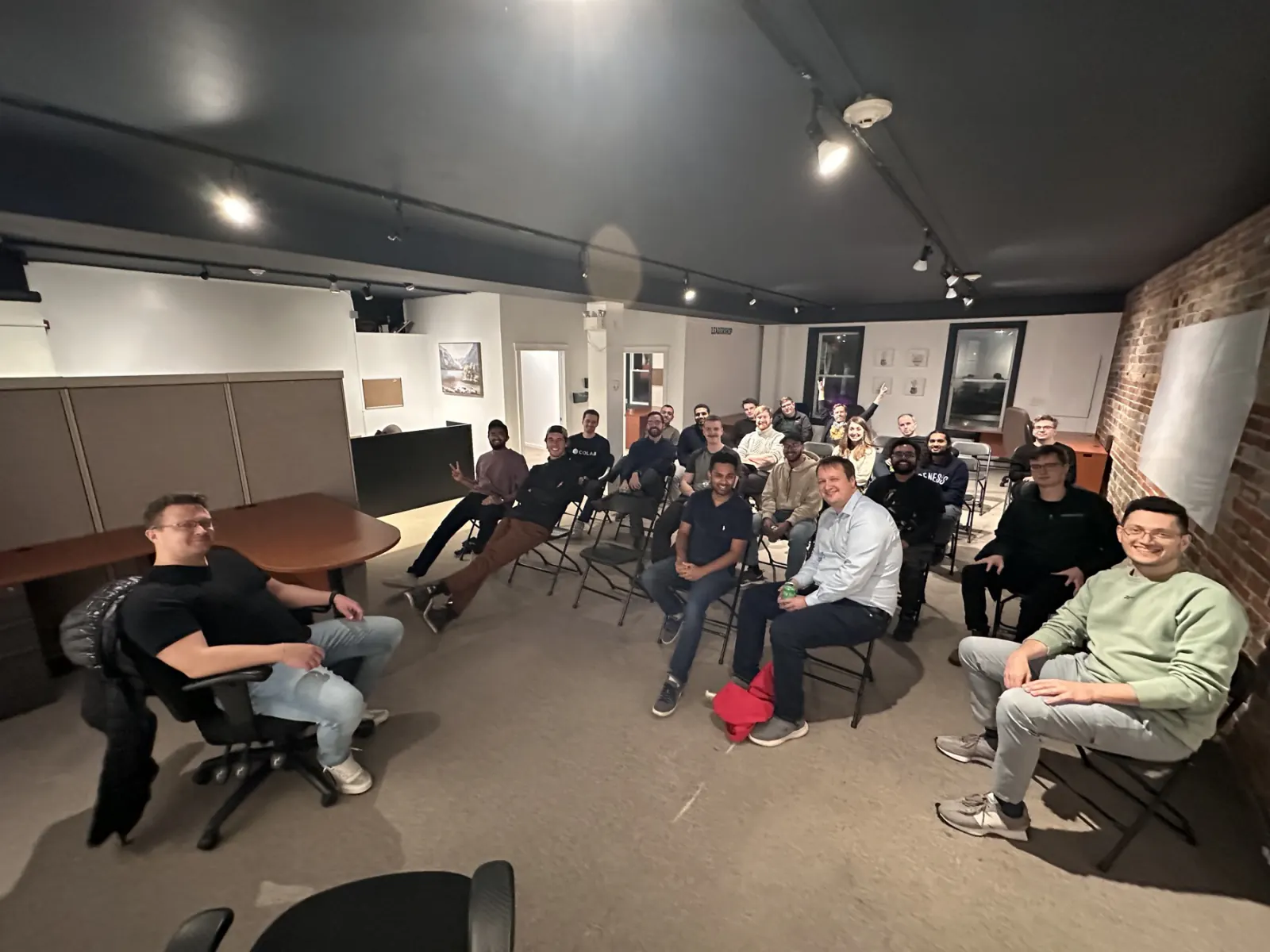 A full room at a Get Building meetup